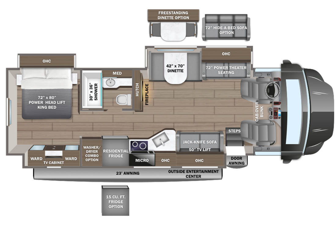 2024 Entegra Accolade 37M Floorplan Image