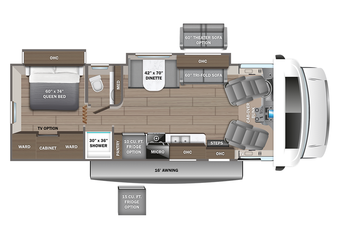 2024 Entegra Esteem 29V Floorplan Image