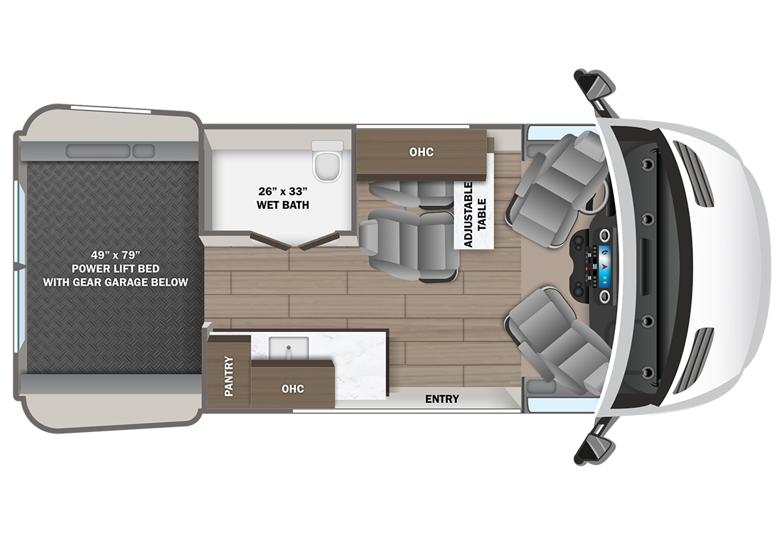 2024 Entegra Launch 19Y Floorplan Image