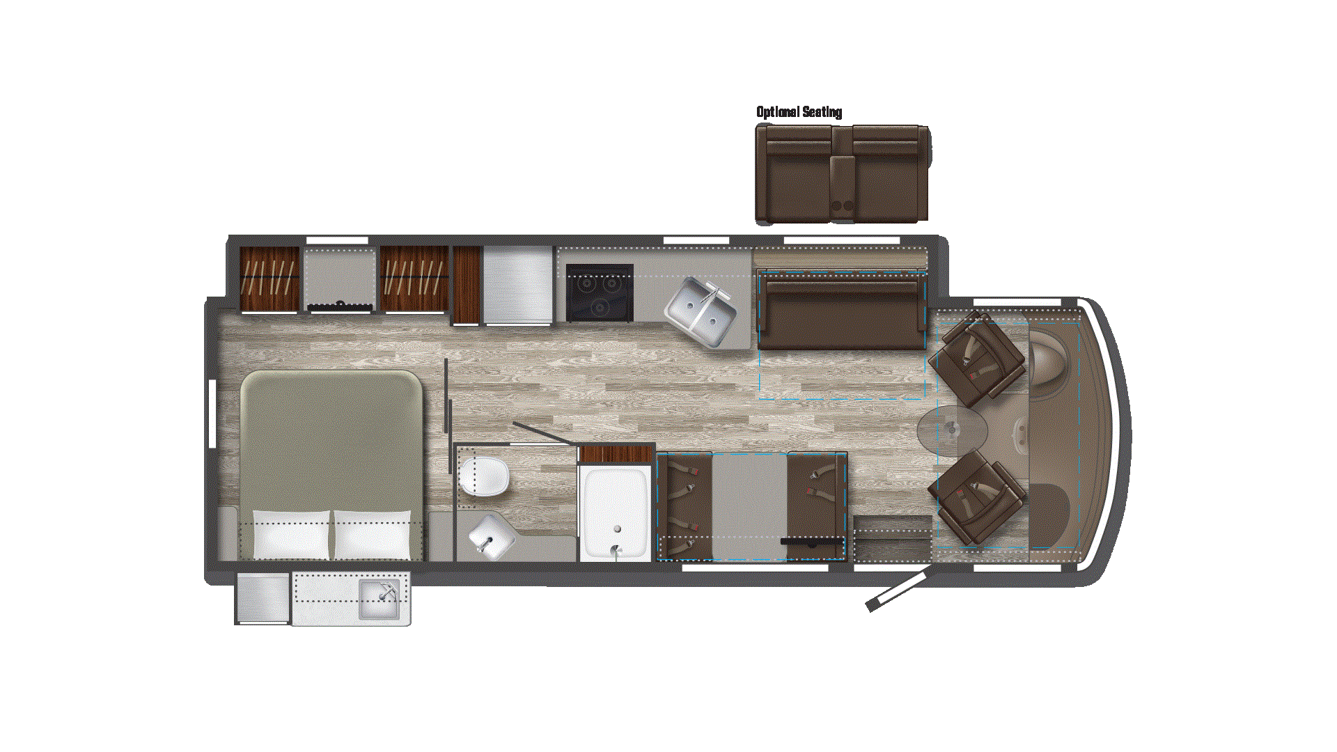 2025 Winnebago Vista 29V Floorplan Image